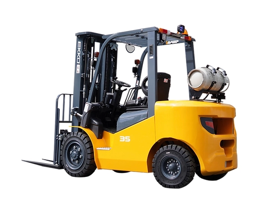 EKKO EK35LP Pneumatic Forklift (LPG) 7000 lbs cap, 189" Lift Height